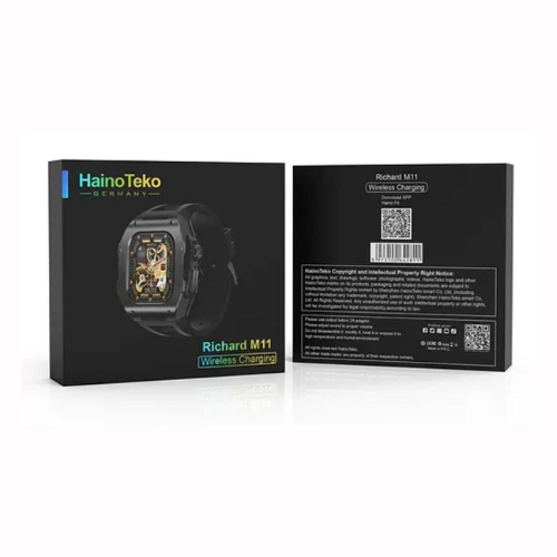 Premium Haino Teko Germany Richard M11 Smart Watch, Black